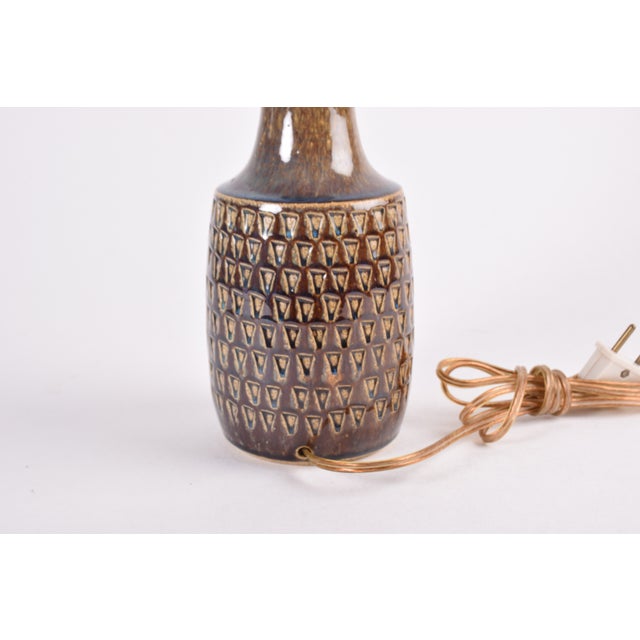 Danish Modern Ceramic Table Lamp from Søholm, 1960s For Sale - Image 6 of 12