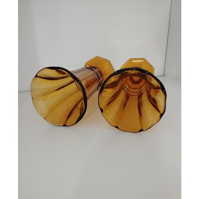 Crystal Vases from the Val-Saint-Lambert, Set of 2 For Sale - Image 6 of 18