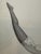 American 1940s Original Signed Graphite Illustration of Female Diver, 10.5 X 8 In. For Sale - Image 3 of 5