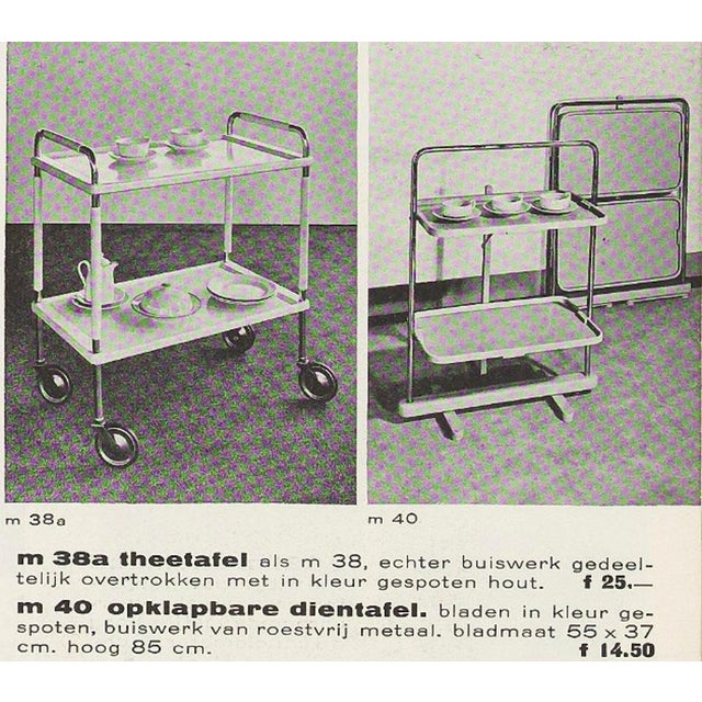 Folding Table by Elmar Berkovich for Metz & Co, 1930s For Sale - Image 4 of 5