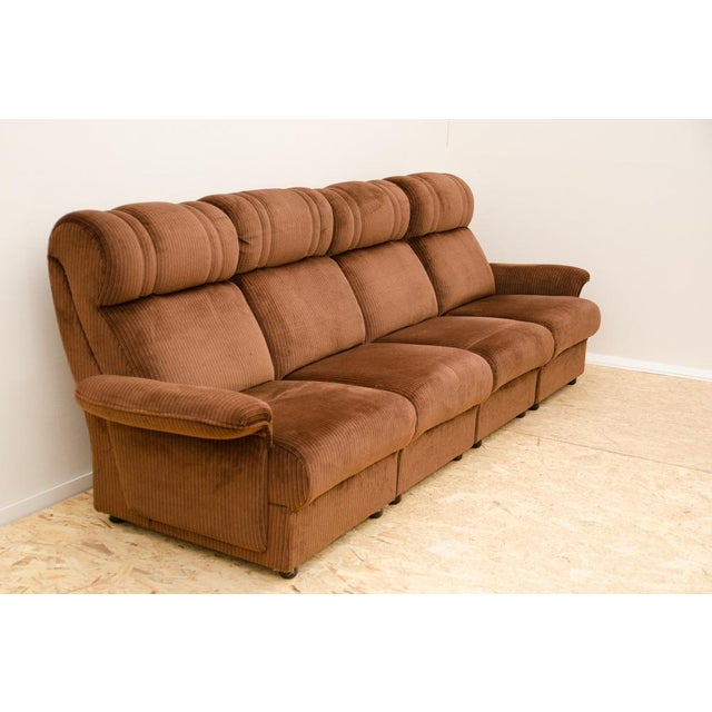 1970s Vintage Modular Sofa, West Europe, 1980s For Sale - Image 5 of 18