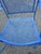 Mid-Century Modern Vintage Wrought Iron Patio Set Painted Ford Blue, 3 Pieces For Sale - Image 3 of 18
