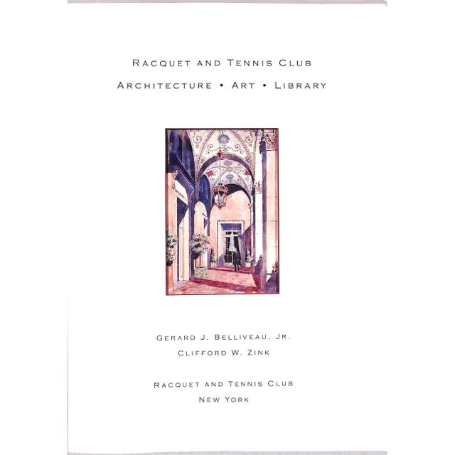 "Racquet and Tennis Club: Architecture Art Library" 2022 Belliveau, Gerald J. Jr. For Sale In New York - Image 6 of 14