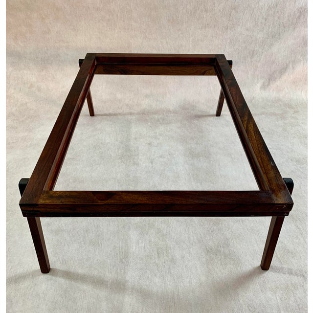 Brown Vintage Hand-Painted Breakfast-In-Bed Tray W/ Stand For Sale - Image 8 of 13