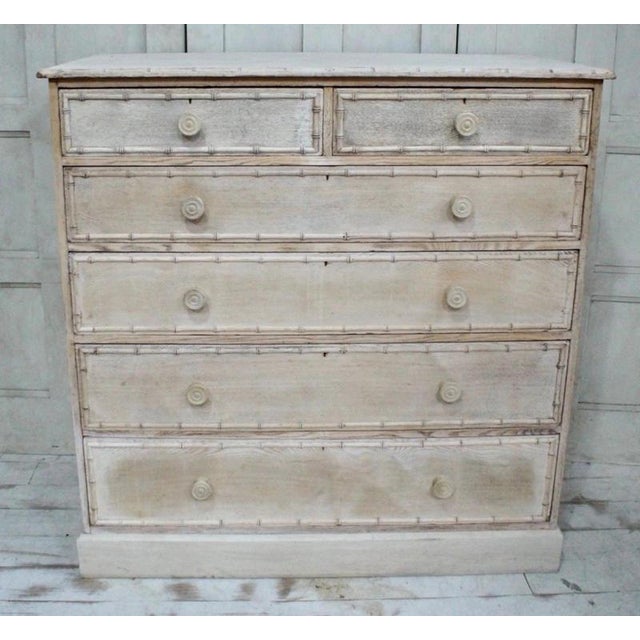 Antique Bleached Ash Chest of Drawers from Howard & Sons, 1880 For Sale - Image 4 of 15