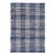 Dash & Albert by Annie Selke Denim Plaid Woven Cotton Rug, 7' 6" x 9' 6" For Sale