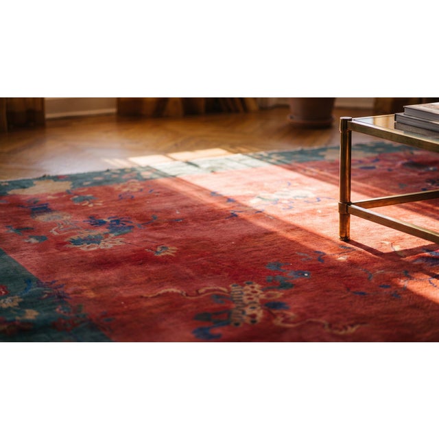 1920s Chinese Art Deco Carpet ( 8' 10'' x 11' 2'' - 270 x 340 cm ) For Sale - Image 12 of 13