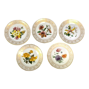 Boehm Flowers of the World Collectible Porcelain Plates -5