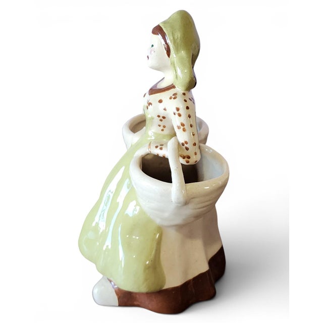 Vintage Mid Century Modern Kim Ward Of Hollywood Ceramic Figurine, c1950s. Signed on bottom. Measures 8.5 inches high