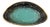 Mid Century German Pottery Decorative Bowl W/24k Gold Rim For Sale