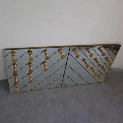 Vintage Coat Hanger Mirrors with Geometric Effect, 1970s For Sale - Image 9 of 9
