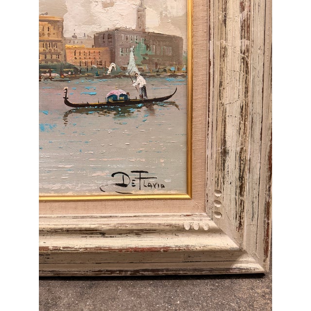 Serene view capturing essence of Venice on a cloud-swept day - signed DeFlavia
