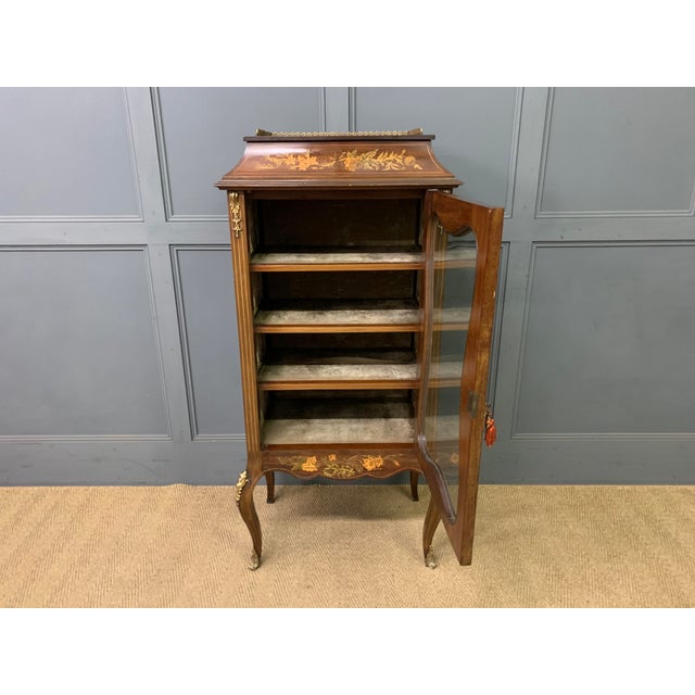 Brown Inlaid Mahogany Cabinet, 1900 For Sale - Image 8 of 18