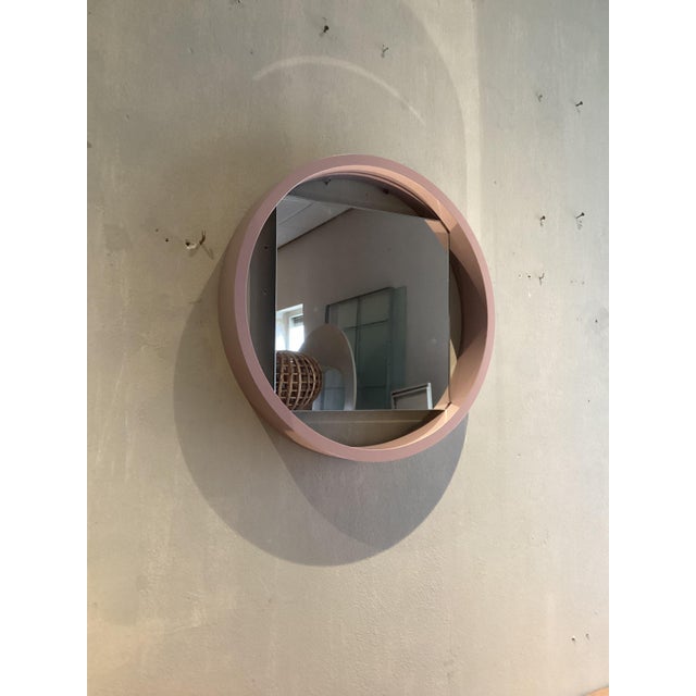 Pink DZ84 Mirror by Benno Premsela for T Spectrum For Sale - Image 6 of 6