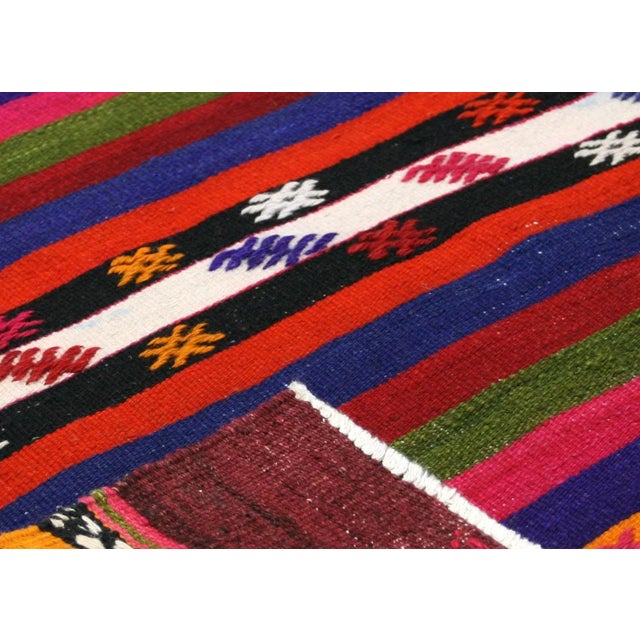 1960s Turkish Kilim For Sale - Image 4 of 5