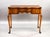 Queen Anne Style Walnut Writing Table Item Code: S27-1147 A good quality Queen Anne style walnut writing table, of elegant...