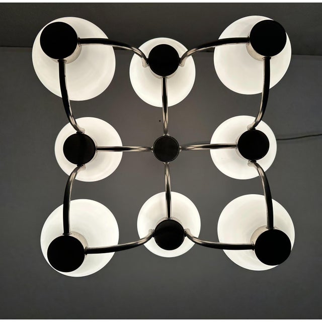 Mid-Century Modern Vintage Sputnik Chandelier, 1970s For Sale - Image 3 of 15