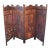 Hindu Jali Antique Carved Teak Wood Arabesque Floral Motifs Screen Room Divider For Sale