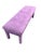 1980s 1980s Vintage Purple Upholstered Parsons Bench For Sale - Image 5 of 12