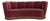 Vintage Danish Two-Seater Banan Sofa in Furniture Velour and Oak, 1960s For Sale