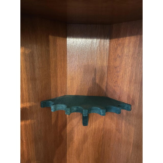 Art Nouveau Corner Display Case, 1910s For Sale - Image 4 of 12