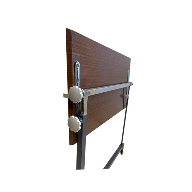 Metal German Adjustable Side Table or Trolley from Variett Bremshey & Co., 1960s For Sale - Image 7 of 12