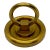 Hickory Chair Co Ring Pull Satin Brass For Sale