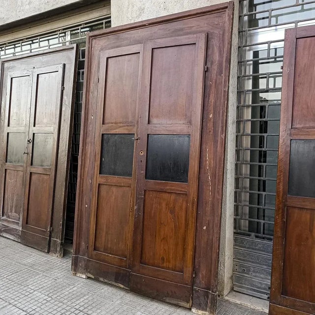 Two Fir Wooden Door For Sale - Image 4 of 9