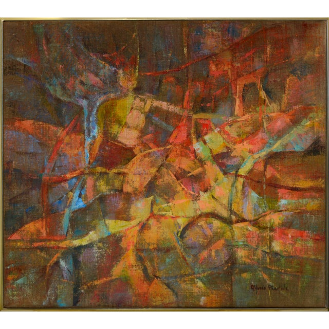 Beige Alfonso Pragliola, Antica Roma Abstract Landscape, Mixed Media on Canvas, 2019 For Sale - Image 8 of 8