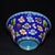 Handmade Cloisonne Tea Bowl, Wire Inlaid Pink Peony on Deep Blue, Chinoiserie Decor For Sale In Los Angeles - Image 6 of 9