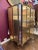 Costume Dry Bar cabinet. The exterior is all brass plated including the bronze handles with a gold bath, all the frames in...