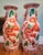 Vintage Tall Chinese Porcelain Vase With Foo Dog Motif, a Pair For Sale - Image 16 of 17