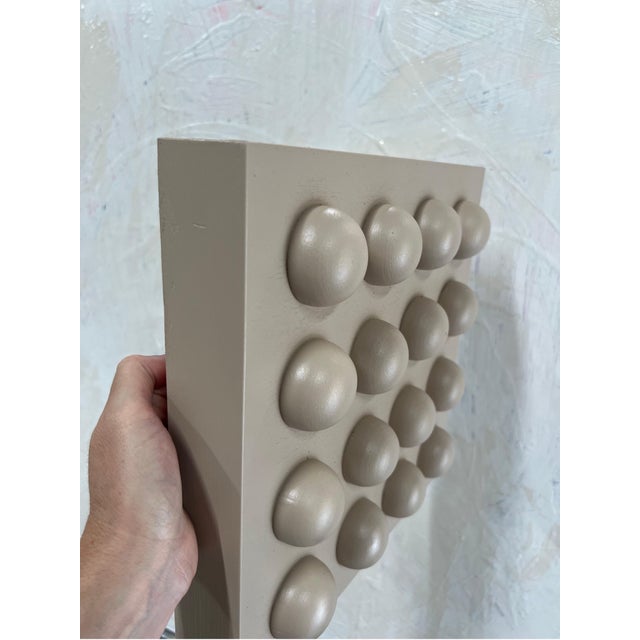 Acrylic on Wood Assemblage on Panel Mirtha Moreno Born in Havana, Cuba, in the late 70s during a well-documented time of...