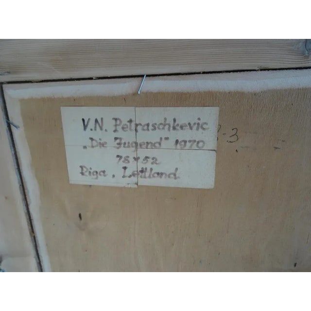 Die Jugend, 1970, Oil on Plywood For Sale - Image 4 of 5