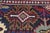 Navy Blue Antique Colorful Handwoven Caucasian Kuba Shirvan Kilim Rug - 6' 1'' X 10' 7'' For Sale - Image 8 of 14