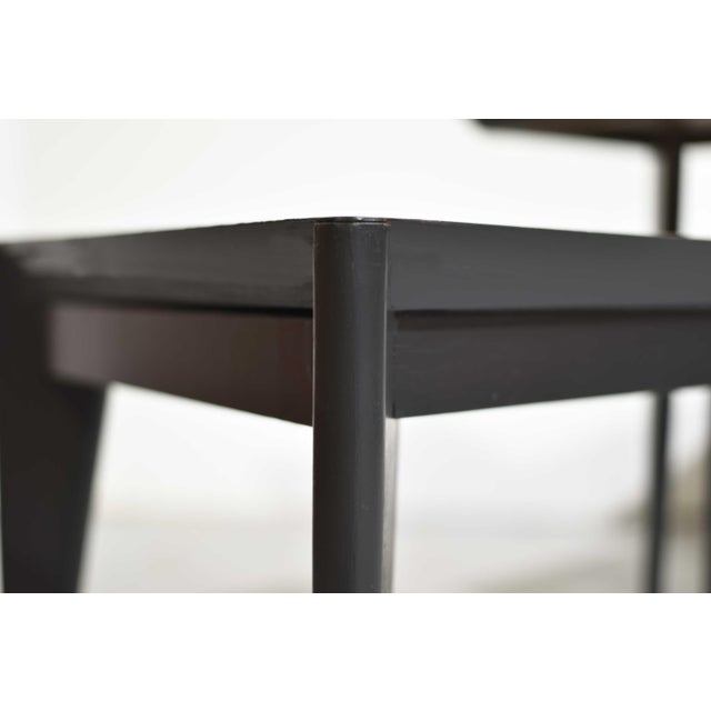 1950s MCM Atomic Two-Tier End Table - Set of 2 For Sale - Image 12 of 13