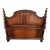 Gorgeous Antique Renaissance Revival Headboard, Footboard Full Size Carved Oak For Sale