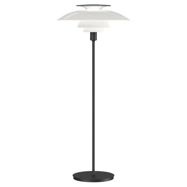 Poul Henningsen 'Ph 80' Floor Lamp for Louis Poulsen in Black and White For Sale - Image 11 of 11