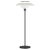 Poul Henningsen 'Ph 80' Floor Lamp for Louis Poulsen in Black and White For Sale - Image 11 of 11
