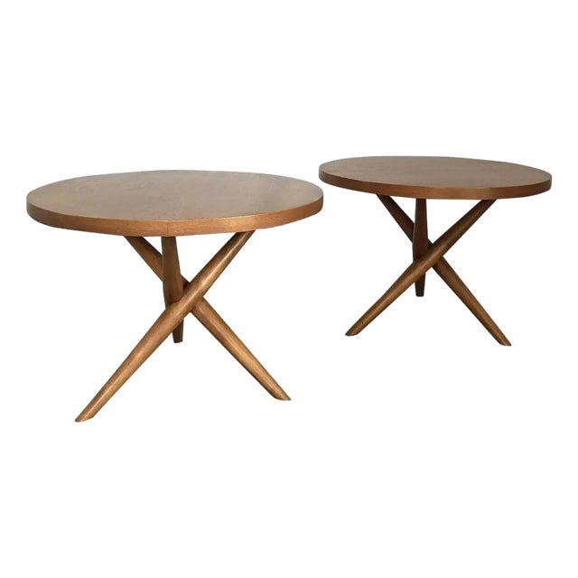 Mid-Century Modern Side Tables - A Pair For Sale