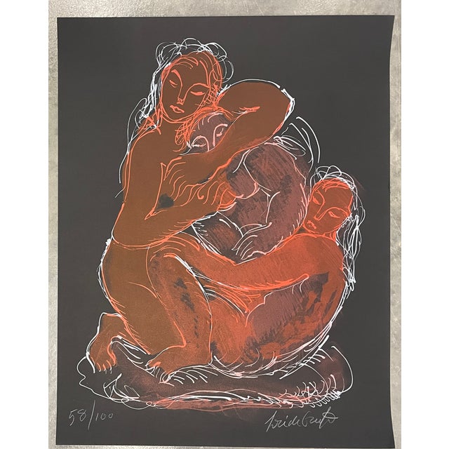 Jose De Creeft Figural Nude Lithograph For Sale - Image 4 of 4