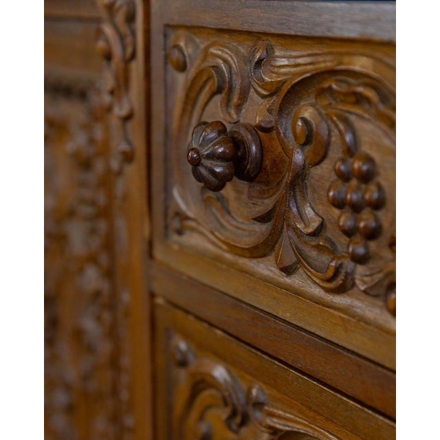 Jacobean Carved Buffet Sideboard For Sale - Image 12 of 12