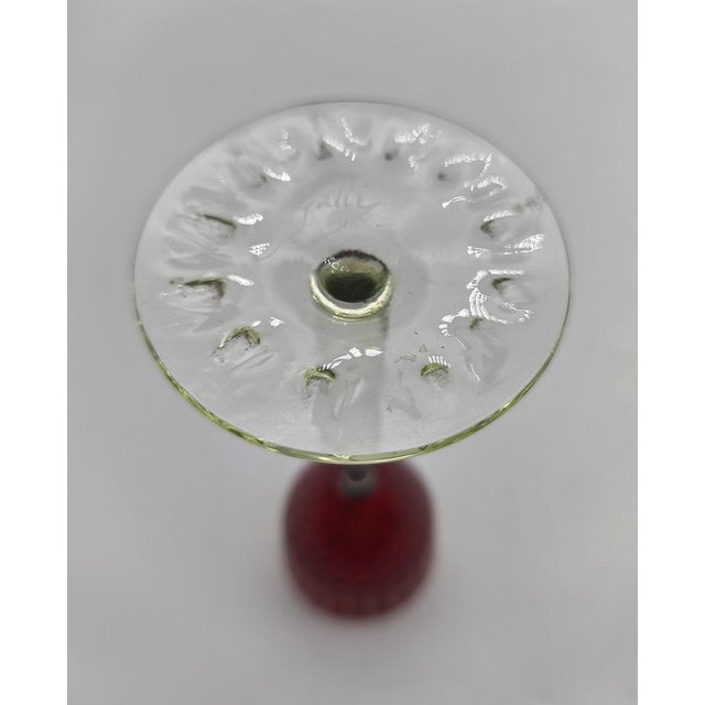 Art Nouveau École De Nancy Wine Glass by Emile Gallé, 1890s For Sale - Image 5 of 8