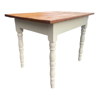 Antique Fir Wood Table, 1890s For Sale