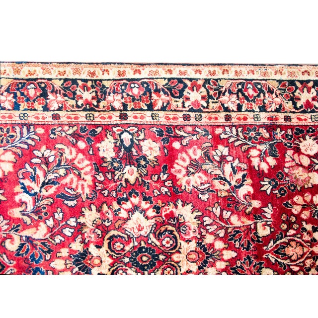Early 20th Century Early 20th Century Persian Sarouk Rug For Sale - Image 5 of 14