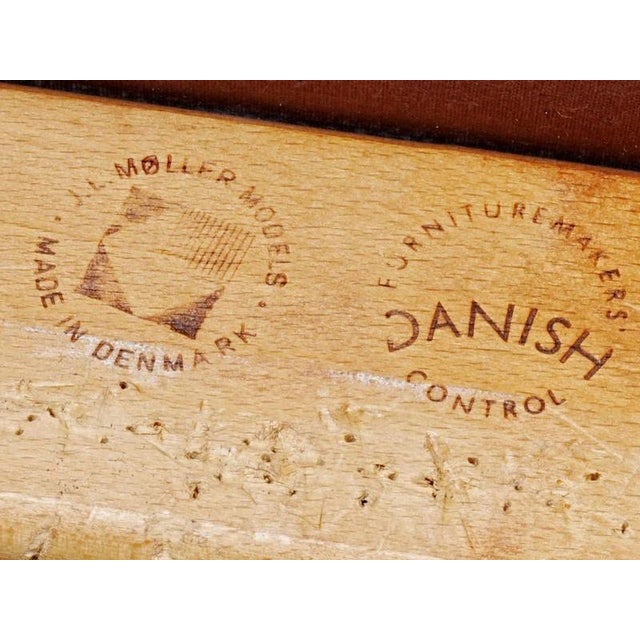 Vintage Danish Chairs in Wood by Niels Otto Møller, 1960s, Set of 6 For Sale - Image 6 of 16