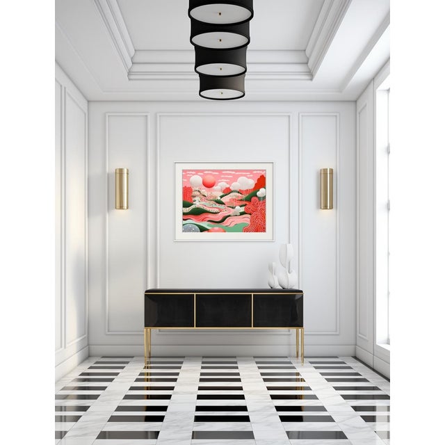 2020s 32" X 24" Contemporary 'Landscape' in the Style of Yayoi Kusama - Limited Edition Fine Art Print, Unframed For Sale - Image 5 of 6