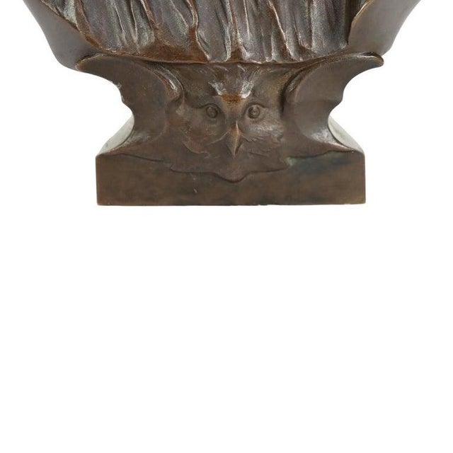 German Otto Gradler Patina Bronze Sculpture of Rembrandt, Signed, C1881 For Sale - Image 4 of 11