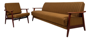 Mid-Century Teak Sofa from Knoll Inc. / Knoll International, 1960s, Set of 3