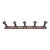 Vintage French Faux Bamboo Wooden Coat Hat Rack For Sale